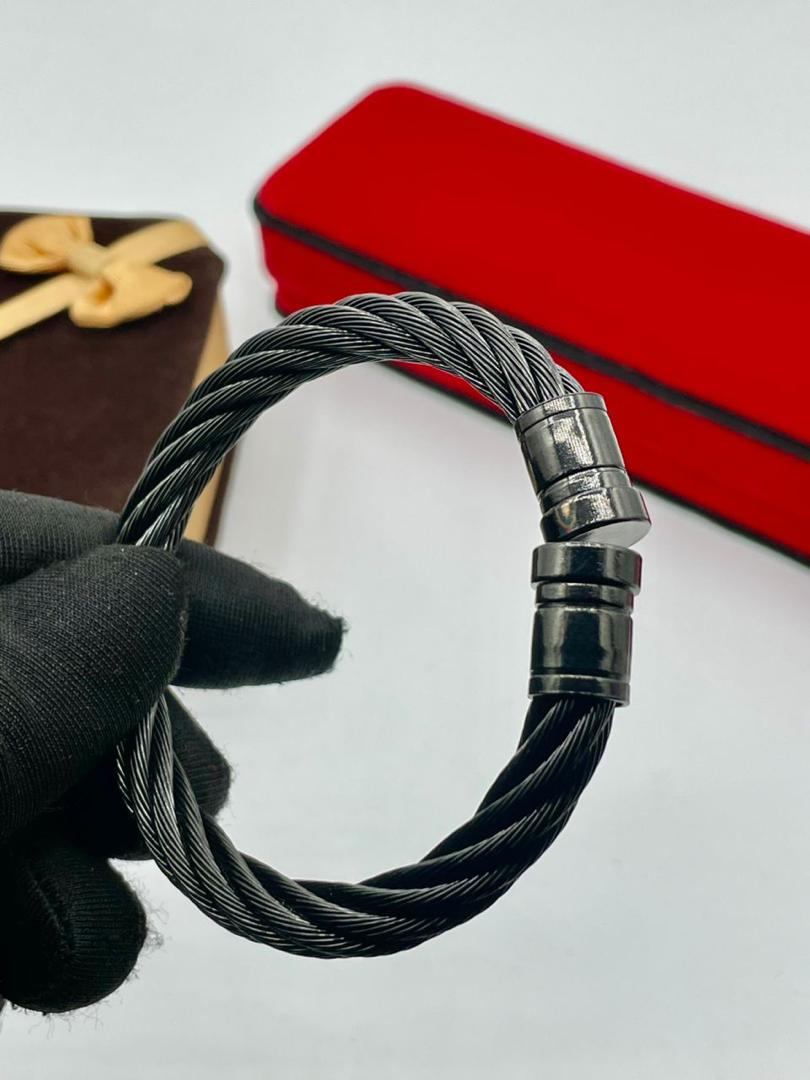 Stainless steel wire cuff bracelets