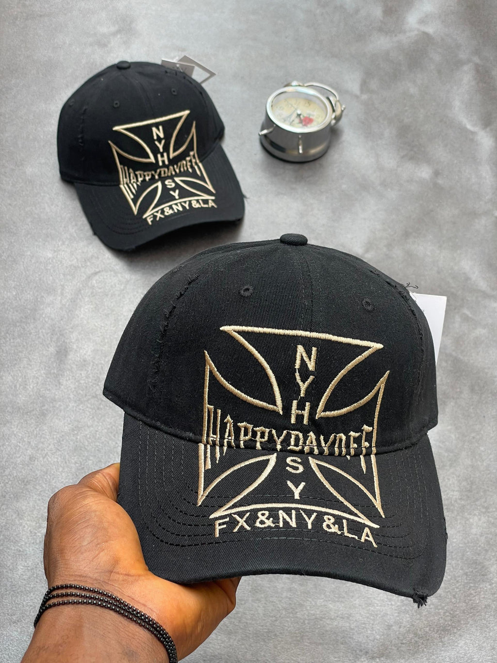 Distressed caps collection 02