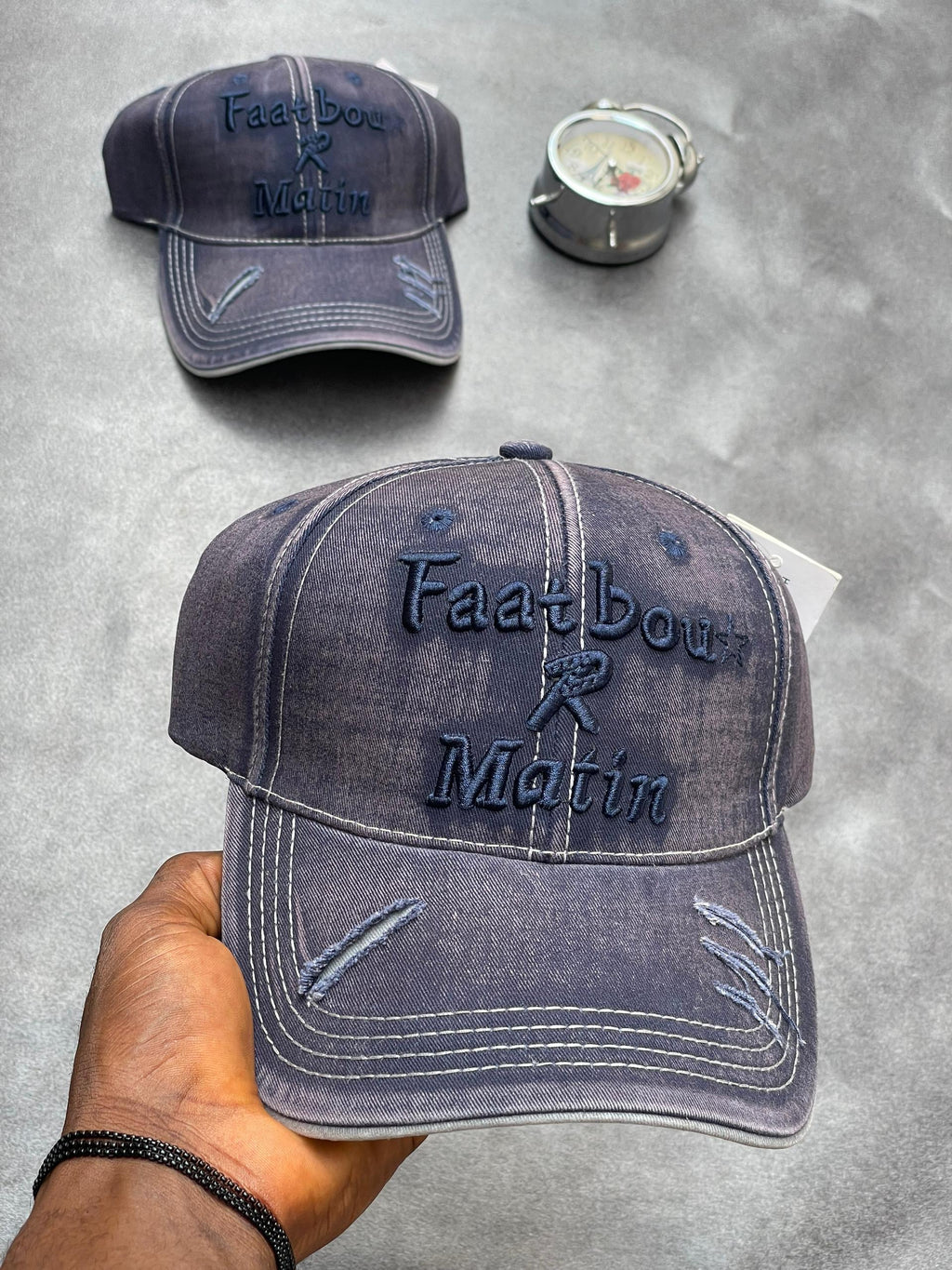 Distressed caps collection 02