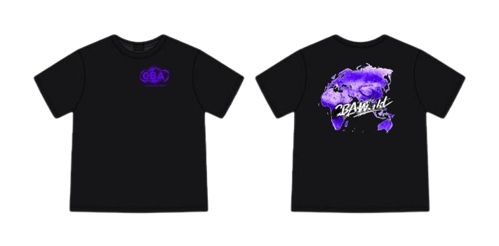 One world black tee